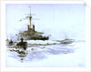 HMS 'Victoria' (1887), just prior to her loss [formerly misidentified as the 'Calliope'] by William Lionel Wyllie