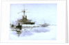 HMS 'Victoria' (1887), just prior to her loss [formerly misidentified as the 'Calliope'] by William Lionel Wyllie