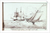 Pilot boat and frigate getting under weigh by Edward Bamfylde Eagles
