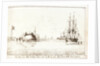 His Majesty's Ship Barham hove down by His Majesty's Ship Shannon at the Island of Curacoa by Lt Edward Bamfylde Eagles