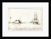 His Majesty's Ship Barham hove down by His Majesty's Ship Shannon at the Island of Curacoa by Lt Edward Bamfylde Eagles
