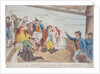 A sketch on board a Margate Hoy by P. Roberts