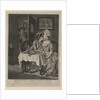 Bachelors Fare - or Bread and Cheese with Kisses (caricature) by John Collet