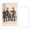 The Royal Navy. No 2. Commander. Captain. Midshipman. Admiral. by Ackermann & Co