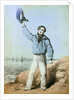 A sailor hails from shore by unknown