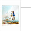 An admiral with a first-rate man-of-war by D. Serres