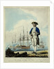 A post captain with a frigate and ships of the line. by D. Serres