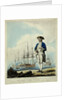 A post captain with a frigate and ships of the line. by D. Serres