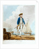 A midshipman with a long boat by D. Serres