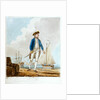 A midshipman with a long boat by D. Serres