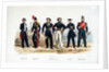 Marines: Commissaire de Marine. Artillerie de Marine (Lieutenant). Equipages de Ligne (Matelot and Quartier-Maitre). Ecole Navale. Gendarmerie Coloniale by de Villain