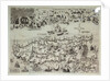 Disposition of the Turkish and Venetian fleets at Cyprus, 1570 by Matthias Zundt