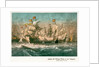 Admiral Sir William Winter in the Vanguard destroying the Spanish fleet, Juli 29, 1588 by Unknown
