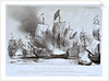 The burning of HMS 'Royal James' at the Battle of Solebay, 28 May 1672 by William Parrott