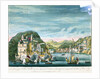 The taking of Porto Bello by Vice Admiral Vernon on the 22d of Nov. 1739 with Six Men of War only by Peter Monamy