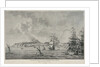 View of Coron when besieged by the Russians in 1770 by Lienard