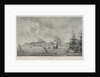 View of Coron when besieged by the Russians in 1770 by Lienard