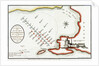 Plan of the commencement of the action between the British & French fleets in the Bay of Bokkier, otherwise Abouker, Bequieres & Bay of Shoals, in the Mouth of the Nile, 1 August 1798 by J. Luffman