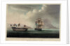 HMS 'Bellisle' near Gibraltar,  24 October 1805 by G. Andrews