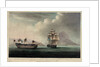 HMS 'Bellisle' near Gibraltar,  24 October 1805 by G. Andrews