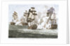 Lord Nelson's Victory over the French & Spanish fleets off Trafalgar, 21 October 1805 by John Fairburn