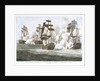 Lord Nelson's Victory over the French & Spanish fleets off Trafalgar, 21 October 1805 by John Fairburn