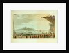 Isle of France No. 1. View from the deck of the Upton Castle transport of the British Army landing by R. Temple