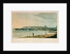 Isle of France No.6: the Town of Port Louis, from the West of the Harbour by William Daniell