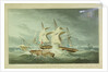 Destruction of the 'La Mouch' by HMS 'Hermes', 14 September 1811 by Philip Brown