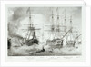 'Asia' and other vessels at the Battle of Navarino, 20 October 1827 by George Philip Reineagle
