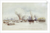 Gun boat Haughty & leading boats in Fatcham Creek 1st June 1857 just above Hyacinth Island by unknown