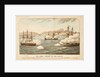 The naval combat in the Pacific, between HMS 'Shah' and 'Amethyst' and the Peruvian Rebel, Ironclad Turret Ram Huascar off Ilo, 29 May 1877 by H.M. Currie & Son