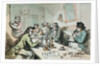 Coffee House in Salisbury Market Place by Thomas Rowlandson