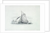 Revenue cutter protecting the Brighton Fishery by Richard Henry Nibbs
