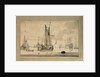 A Dutch yacht leaving the shore in a light air by Wigerus Vitringa