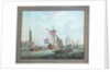 An East India Company's Yacht in a Dutch Harbour, pre-1826 by Gerrit Groenewegen