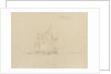 A group of sailing boats off the coast by George Chambers