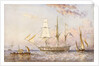 HMS 'Rattlesnake', 1853 by Oswald Walter Brierly