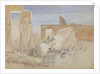 The Ramosseum, Thebes, Egypt by Oswald Walter Brierly