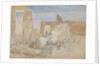 The Ramosseum, Thebes, Egypt by Oswald Walter Brierly