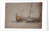 Turkish coaster or caique, Stamboul (Istanbul, Turkey), November 1855 by Oswald Walter Brierly