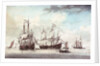 Two Dutch Flagships, early 1780s by Charles Gore