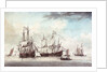 Two Dutch Flagships, early 1780s by Charles Gore