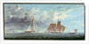 A cutter and a lugger in a fresh breeze by Charles Gore