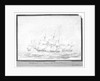 'Indefatigable' and 'Amazon' with Droits de l'homme, 15th Jan 1797 by J N S
