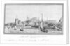 Port of Leith with a smack sailing into the harbour by J.T. Serres