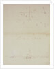 The Battle of Trafalgar, 21 October 1805; sketch and plan for a painting of the dismasted 'Victory',  for Lord Barham by Nicholas Pocock