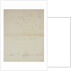 The Battle of Trafalgar, 21 October 1805; sketch and plan for a painting of the dismasted 'Victory',  for Lord Barham by Nicholas Pocock