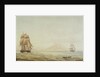 View of St Eustatius with the 'Boreas' (1784) by Nicholas Pocock