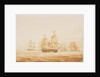 The 'Agamemnon' engaging four French frigates and a brig near Sardinia, 27 October 1793 by Nicholas Pocock